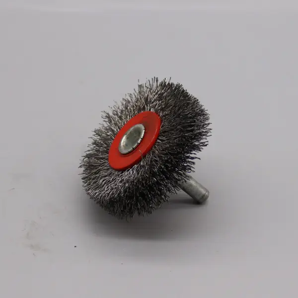 Small Steel Swarf Brush With Shaft For Sterling 230