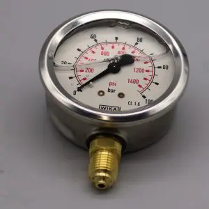 Hydraulic System Pressure Gauge for Sterling Bandsaw 1 - 100