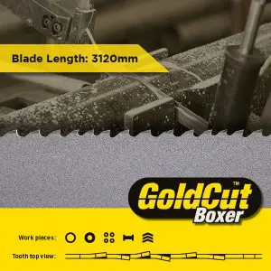 3120 x 27 x 0.9mm - GoldCut Boxer Bandsaw Blade