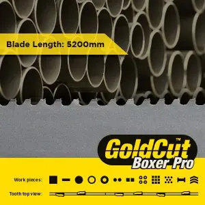 5200 x 41 x 1.3mm - GoldCut BoxerPro Bandsaw Blade