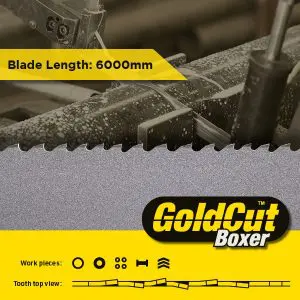 6000 x 41 x 1.3mm - GoldCut Boxer Bandsaw Blade