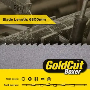 6800 x 41 x 1.3mm - GoldCut Boxer Bandsaw Blade