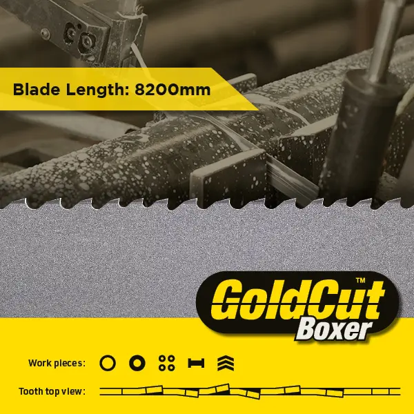 8200 x 41 x 1.3mm - GoldCut Boxer Bandsaw Blade