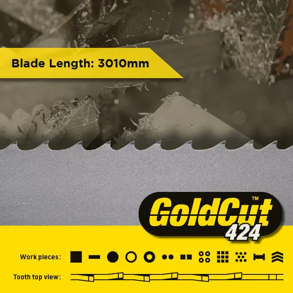 3010 x 27 x 0.9mm - GoldCut 424 Bandsaw Blade