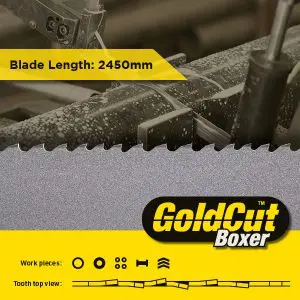 2450 x 27 x 0.9mm - GoldCut Boxer Bandsaw Blade