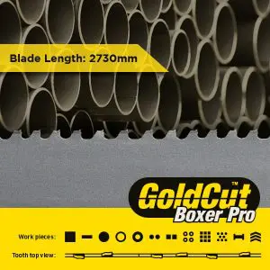 2730 x 27 x 0.9mm - GoldCut BoxerPro Bandsaw Blade