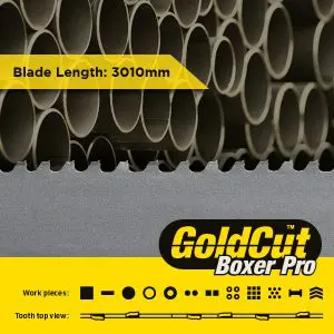 3010 x 27 x 0.9mm - GoldCut BoxerPro Bandsaw Blade