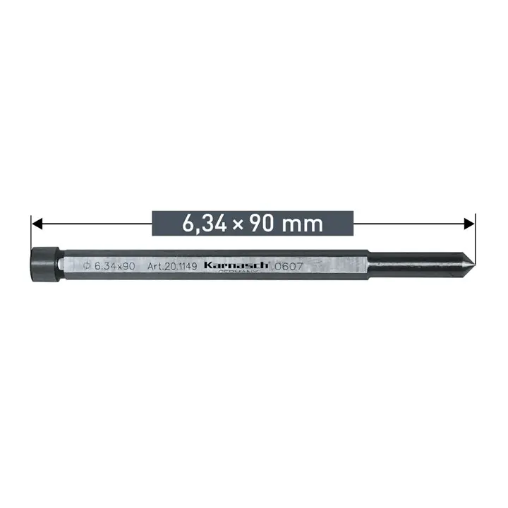 Karnasch Ejector Pin – 6.34x90mm – (2 Per Box)