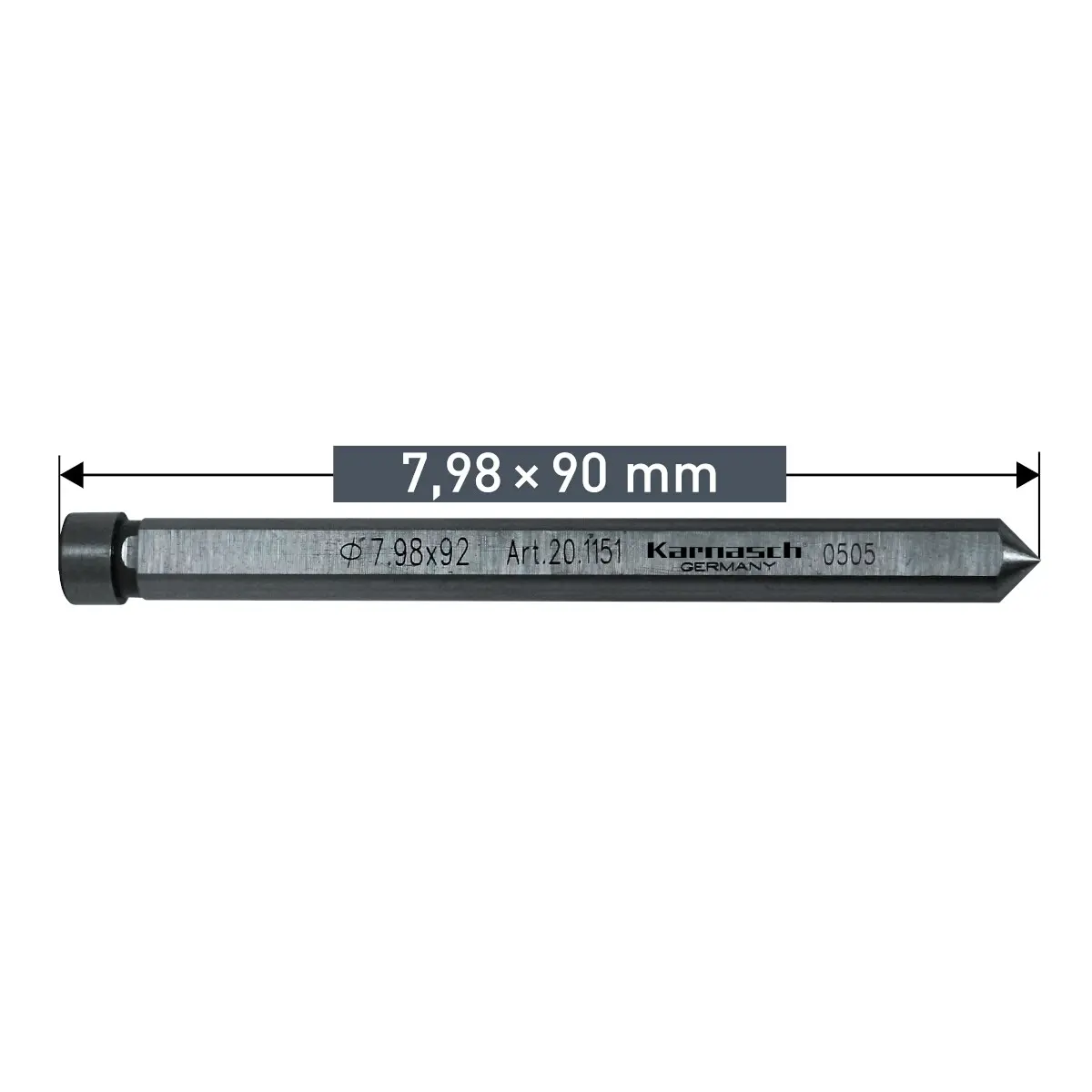 Karnasch Ejector Pin – 7.98x90mm – (2 Per Box)