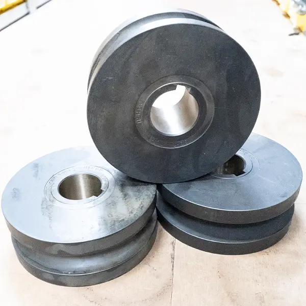 A set of HSR 60 Section Roller Tooling sat on the floor