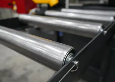 A close-up shot of 620mm Roller Track
